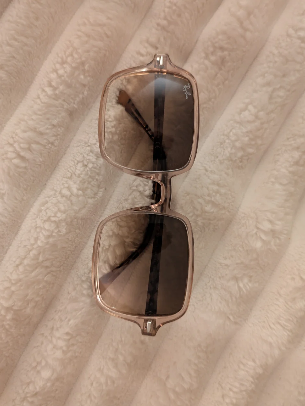 Ray-Ban Women's Square Sunglasses in Light Pink Gradient